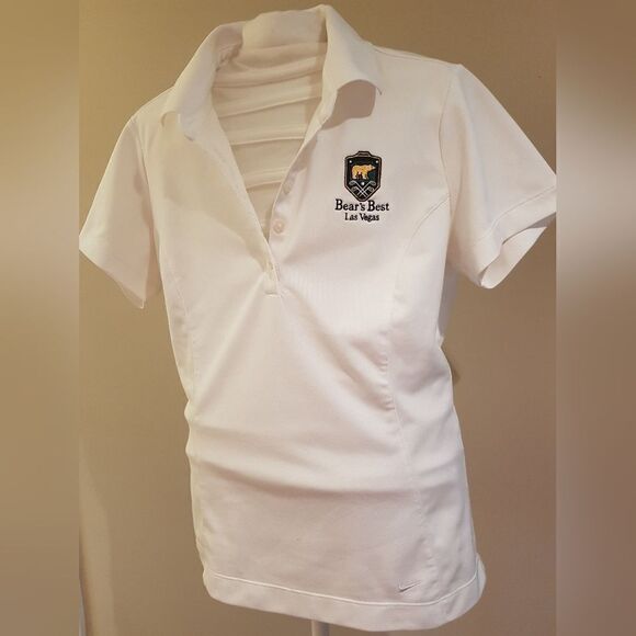 NIKE FITDRY *Bears Best LA* Golf Shirt Activewear Size Small - Picture 3 of 10